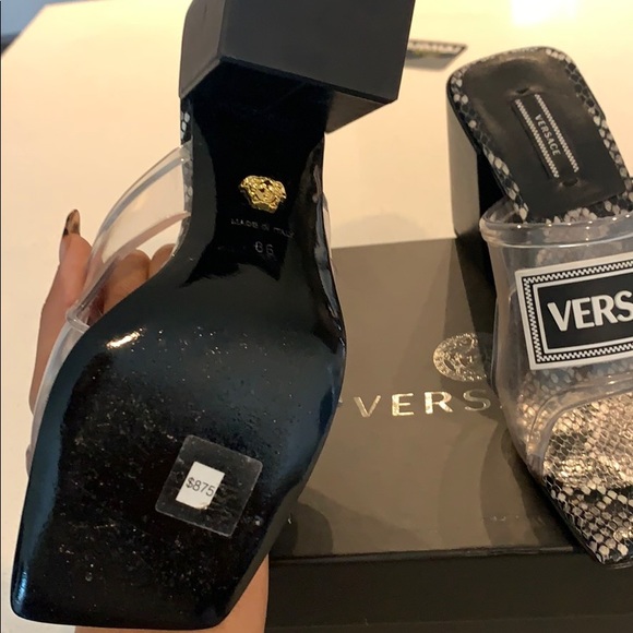 SOLD Versace snakeskin Sandals. (SOLD) - Picture 5 of 5